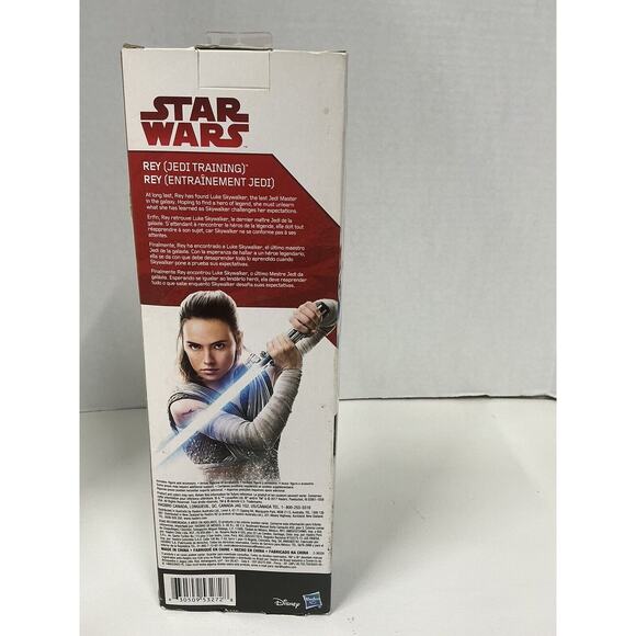 STAR WARS THE LAST JEDI 12" REY (JEDI TRAINING) FIGURE By HASBRO 2017 - Picture 3 of 7